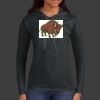 Ladies 100% Ring Spun Cotton Long Sleeve Hooded T Shirt Thumbnail