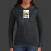 Ladies 100% Ring Spun Cotton Long Sleeve Hooded T Shirt Thumbnail