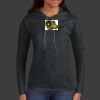 Ladies 100% Ring Spun Cotton Long Sleeve Hooded T Shirt Thumbnail