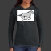 Ladies 100% Ring Spun Cotton Long Sleeve Hooded T Shirt Thumbnail