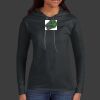 Ladies 100% Ring Spun Cotton Long Sleeve Hooded T Shirt Thumbnail
