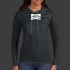 Ladies 100% Ring Spun Cotton Long Sleeve Hooded T Shirt Thumbnail