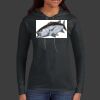 Ladies 100% Ring Spun Cotton Long Sleeve Hooded T Shirt Thumbnail
