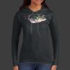 Ladies 100% Ring Spun Cotton Long Sleeve Hooded T Shirt Thumbnail