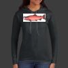 Ladies 100% Ring Spun Cotton Long Sleeve Hooded T Shirt Thumbnail