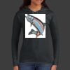 Ladies 100% Ring Spun Cotton Long Sleeve Hooded T Shirt Thumbnail