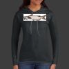 Ladies 100% Ring Spun Cotton Long Sleeve Hooded T Shirt Thumbnail