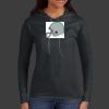 Ladies 100% Ring Spun Cotton Long Sleeve Hooded T Shirt Thumbnail