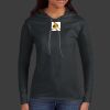 Ladies 100% Ring Spun Cotton Long Sleeve Hooded T Shirt Thumbnail