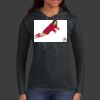 Ladies 100% Ring Spun Cotton Long Sleeve Hooded T Shirt Thumbnail