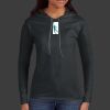 Ladies 100% Ring Spun Cotton Long Sleeve Hooded T Shirt Thumbnail