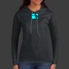 Ladies 100% Ring Spun Cotton Long Sleeve Hooded T Shirt Thumbnail