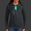 Ladies 100% Ring Spun Cotton Long Sleeve Hooded T Shirt Thumbnail