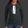 Ladies 100% Ring Spun Cotton Long Sleeve Hooded T Shirt Thumbnail
