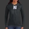 Ladies 100% Ring Spun Cotton Long Sleeve Hooded T Shirt Thumbnail