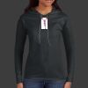 Ladies 100% Ring Spun Cotton Long Sleeve Hooded T Shirt Thumbnail