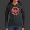 Ladies 100% Ring Spun Cotton Long Sleeve Hooded T Shirt Thumbnail