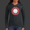 Ladies 100% Ring Spun Cotton Long Sleeve Hooded T Shirt Thumbnail