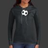 Ladies 100% Ring Spun Cotton Long Sleeve Hooded T Shirt Thumbnail