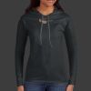 Ladies 100% Ring Spun Cotton Long Sleeve Hooded T Shirt Thumbnail