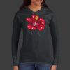 Ladies 100% Ring Spun Cotton Long Sleeve Hooded T Shirt Thumbnail