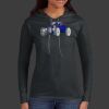 Ladies 100% Ring Spun Cotton Long Sleeve Hooded T Shirt Thumbnail