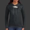 Ladies 100% Ring Spun Cotton Long Sleeve Hooded T Shirt Thumbnail