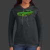Ladies 100% Ring Spun Cotton Long Sleeve Hooded T Shirt Thumbnail