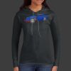 Ladies 100% Ring Spun Cotton Long Sleeve Hooded T Shirt Thumbnail
