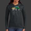 Ladies 100% Ring Spun Cotton Long Sleeve Hooded T Shirt Thumbnail
