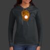 Ladies 100% Ring Spun Cotton Long Sleeve Hooded T Shirt Thumbnail