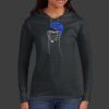 Ladies 100% Ring Spun Cotton Long Sleeve Hooded T Shirt Thumbnail