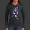 Ladies 100% Ring Spun Cotton Long Sleeve Hooded T Shirt Thumbnail