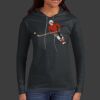 Ladies 100% Ring Spun Cotton Long Sleeve Hooded T Shirt Thumbnail