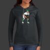 Ladies 100% Ring Spun Cotton Long Sleeve Hooded T Shirt Thumbnail