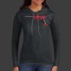 Ladies 100% Ring Spun Cotton Long Sleeve Hooded T Shirt Thumbnail