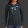 Ladies 100% Ring Spun Cotton Long Sleeve Hooded T Shirt Thumbnail