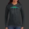 Ladies 100% Ring Spun Cotton Long Sleeve Hooded T Shirt Thumbnail