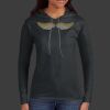 Ladies 100% Ring Spun Cotton Long Sleeve Hooded T Shirt Thumbnail