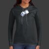 Ladies 100% Ring Spun Cotton Long Sleeve Hooded T Shirt Thumbnail