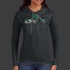 Ladies 100% Ring Spun Cotton Long Sleeve Hooded T Shirt Thumbnail