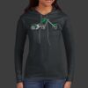 Ladies 100% Ring Spun Cotton Long Sleeve Hooded T Shirt Thumbnail