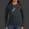 Ladies 100% Ring Spun Cotton Long Sleeve Hooded T Shirt Thumbnail