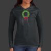 Ladies 100% Ring Spun Cotton Long Sleeve Hooded T Shirt Thumbnail