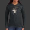 Ladies 100% Ring Spun Cotton Long Sleeve Hooded T Shirt Thumbnail