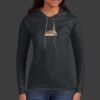 Ladies 100% Ring Spun Cotton Long Sleeve Hooded T Shirt Thumbnail