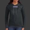 Ladies 100% Ring Spun Cotton Long Sleeve Hooded T Shirt Thumbnail