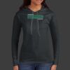 Ladies 100% Ring Spun Cotton Long Sleeve Hooded T Shirt Thumbnail