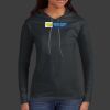 Ladies 100% Ring Spun Cotton Long Sleeve Hooded T Shirt Thumbnail