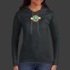 Ladies 100% Ring Spun Cotton Long Sleeve Hooded T Shirt Thumbnail